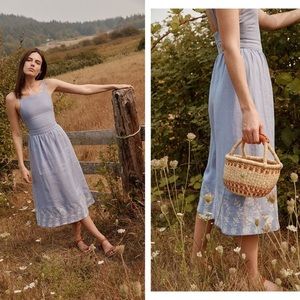 Christy Dawn Gretchen dress sky blue